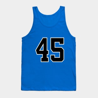 Number 45 Tank Top